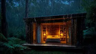3 Hours Gentle Rain & Soft Piano | for Overthinking at Night – Calm Mind & Deep Sleep in Cozy Attic