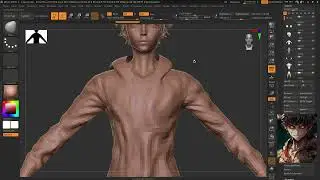 3D Development: Progress on “Demon Anime” character model!