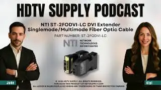 NTI ST-2FODVI-LC DVI Extender Singlemode/Multimode Fiber Optic Cable