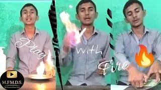 Experiments with Alcohol Based Sanitizer. Flame and Fire Test.  @MFMDS