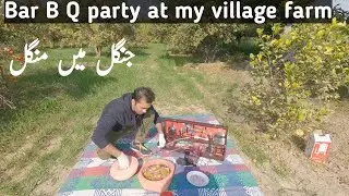 Fish party at my village fruit farm || Punjab Pakistan