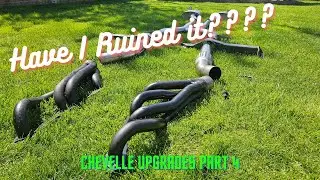 Chevrolet Chevelle Muscle Car Custom 3 inch Exhaust system, heat wrapping exhaust manifolds - Part 4