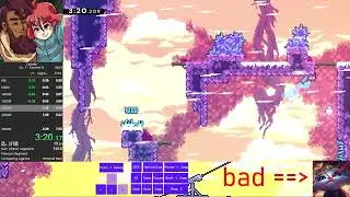 Celeste Summit Speedrun in 7:43.386 (World Record on Feb 26th 2022)