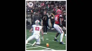 2023 🏈 North - South Classic Ivan Buggs of Big Red makes a spectacular interception in the end zone.