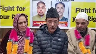 Press conference Abdullah Chatwal۔Samporna Bharat Kranti Party today Launched in J&K