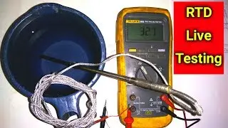 How to Testing RTD PT100 || RTD Testing With Multimeter || Live rtd Testing In Hindi