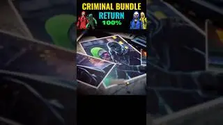 Criminal Bundle Return confirm Date |New Ghost Criminal Bundle Event |Ff New Event #freefirenewevent