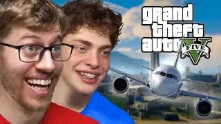 Breaking Into GTA V Military Base With My Bro...
