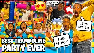 WE HAD SUNDAY FUNDAY AT THE TRAMPOLINE PARK🥳 & TYLER ASKED MYA TO BE HIS GIRLFRIEND!😇