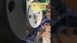 Mini Jaw Crusher  To get 20mm, 12mm, 6mm and dust materials.