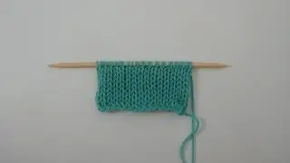 67. Teje Conmigo un tejido circular con agujas rectas