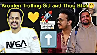 Kronten Troll S8UL Sid and Thug Bhai🤭 | Soul Eliminated in Nodwin Lan 💔 | 💛🚀 #thug #sid #kronten