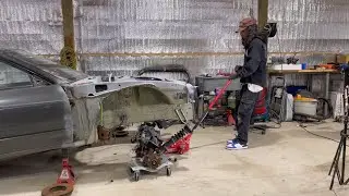 S13 FRONT SUBFRAME REMOVAL AND DISASSEMBLY