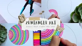 Mesmerizing Rainbow Circle Art | Step-by-Step Tutorial with Markers 🎨 #subscribe #viralvideo #art
