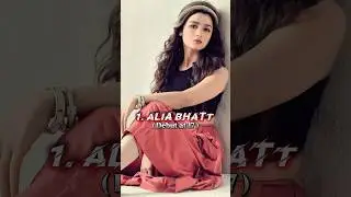 Top 10 youngest actresses who became superstars in india #superstar #actress #aliabhatt #top10