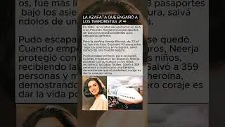 Lo que hizo esta azafata durante el secuestro te har&aacute; llorar ✈️ #emotional #incredible