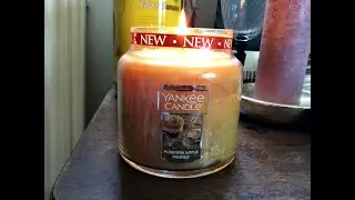 Review - Yankee Candle Pumpkin Apple Parfait Jar Candle