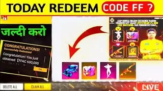 FREEFIRE REDEEM CODE TODAY |29 NOVEMBER REDEEM CODE FREEFIRE