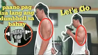 Paano pag ISA lang ang Dumbbell sa bahay