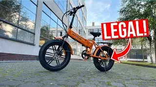 Engwe EP-2 Pro EU Version - 250 Watt faltbares E-Bike mit breiten Reifen im Test. Klapp-Fahrrad