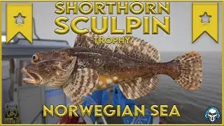 SHORTHORN SCULPIN TROPHY! NORWEGIAN SEA - Russian Fishing 4 #rf4 #русскаярыбалк