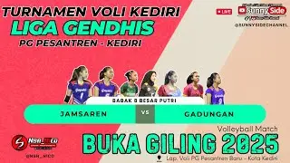 Gadungan (Wulan, Dhini, Sakdiyah) vs Jamsaren (Nadia, Galuh, Yeye) - Liga Gendhis PG Santren