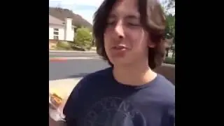 ay you know this boy got his free taco bell