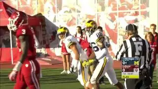Jehu Chesson 34-Yard Touchdown Catch vs. Indiana
