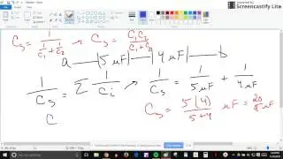 Equivalent Capacitance in Series and Parallel