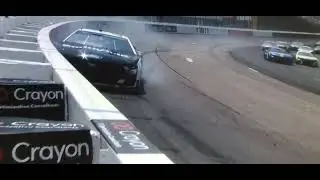 Aric Almirola Crash Form The Lead Nascar New Hampshire Crayon 301