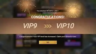 I upgraded my VIP level 09 to VIP level 10 / VIP Upgrades / Doomsday Last Survivors