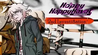 The 2nd Investigation to Danganronpa, but all textures are Nagito Komaeda and the text is obfuscated