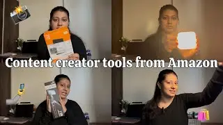 Content Creator tools I purchased from Amazon sale | Unboxing and Review 🛍️📦