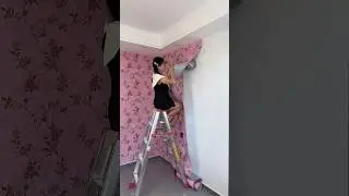 Wall Sheet Paper Latest Design Home Improvement #shortsfeed