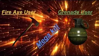 the elite combo set of fire axe and grenade | Roblox Criminality