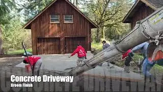 Concrete Driveway   Broom Finish   HD 1080p