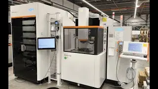 GF AGIE CHARMILLES FORM P 350 & WORKPARTNER 1+ automated die sinking EDM machine, YOM 2023