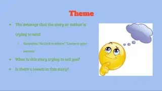 Conflict, Climax, and Theme