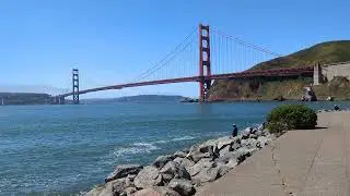 Golden Gate Bridge and SF vistas, Horseshoe Bay, Fort Baker, Sausalito, CA, 2023-04-23