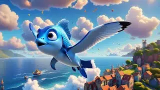The Fish Who Wanted to Fly 🐟✈️ | Imaginative Adventure Song for Kids | Preschool Learning Video