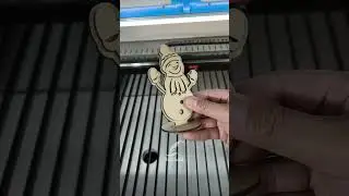 CM1390E Laser Engraving Machine | Plywood Snowman Engraving Demo
