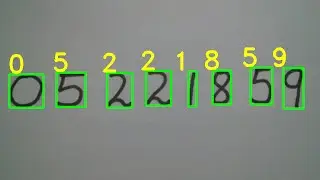 Digit Recognition using OpenCV, sklearn and Python