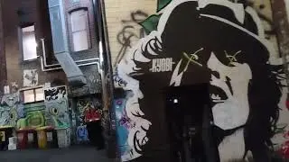 Walking through the AC/DC lane - Melbourne, Australia