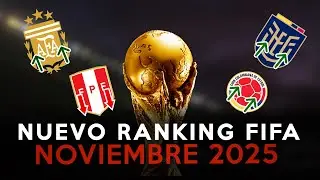 NUEVO RANKING FIFA: ECUADOR Y COLOMBIA AL BOMBO 2, PERU SE CAE A PEDAZOS, PARAGUAY AL BOMBO 3
