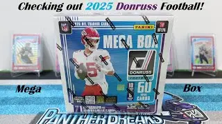Мегабокс Donruss Football 2025, версия для Walmart! Этот бокс был полон! 🥳