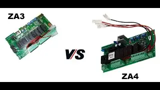 SCHEDA CAME ZA3 V/S CAME ZA4 PER CANCELLI A BATTENTE CON MOTORI 230 VAC