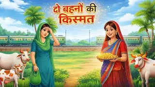 Do Bahno Ki Anokhi Kismat| Hindi Story | Moral Stories | Cartoon Story | Hindi Kahaniyan | 