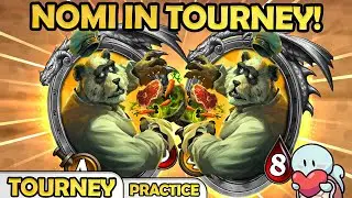 I Went FULL NOMI in Tourney! | Hearthstone Battlegrounds