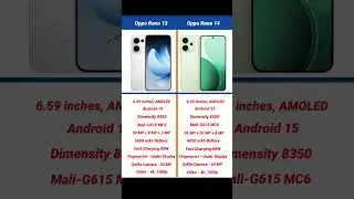 Oppo Reno 13 vs Oppo Reno 14 Comparison #shorts #short #opporeno13 #opporeno14