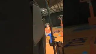 interview setup with blazar anamorphic #basketball #songannouncement #basketballhoops #photography